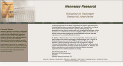 Desktop Screenshot of hennessyresearch.com